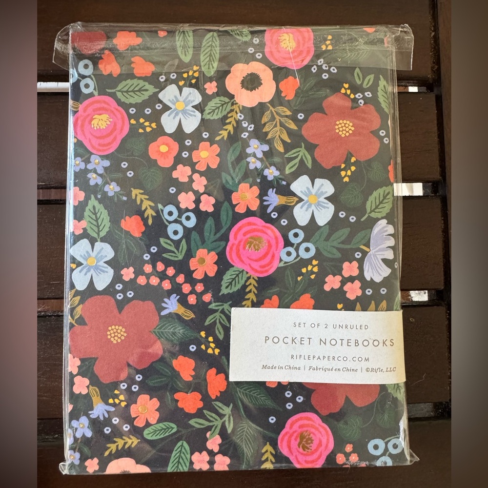 Rifle Paper Co notebooks set of 2